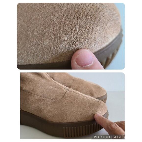 Steve Madden Platform Sock Booties Tan Size 8.5 - Picture 10 of 10